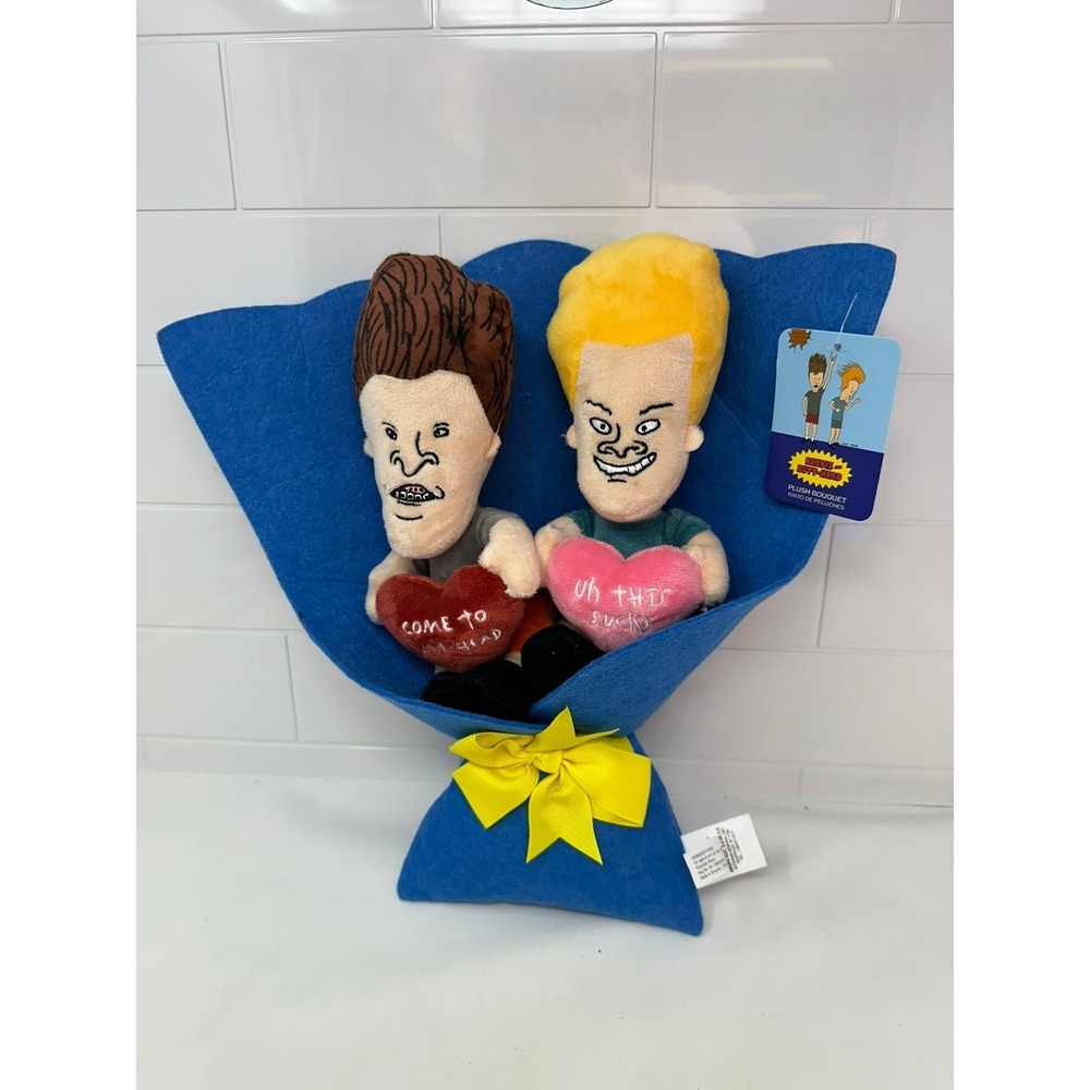 Beavis and Butt-Head Plush Bouquet MTV Collectible Gift New with Tags